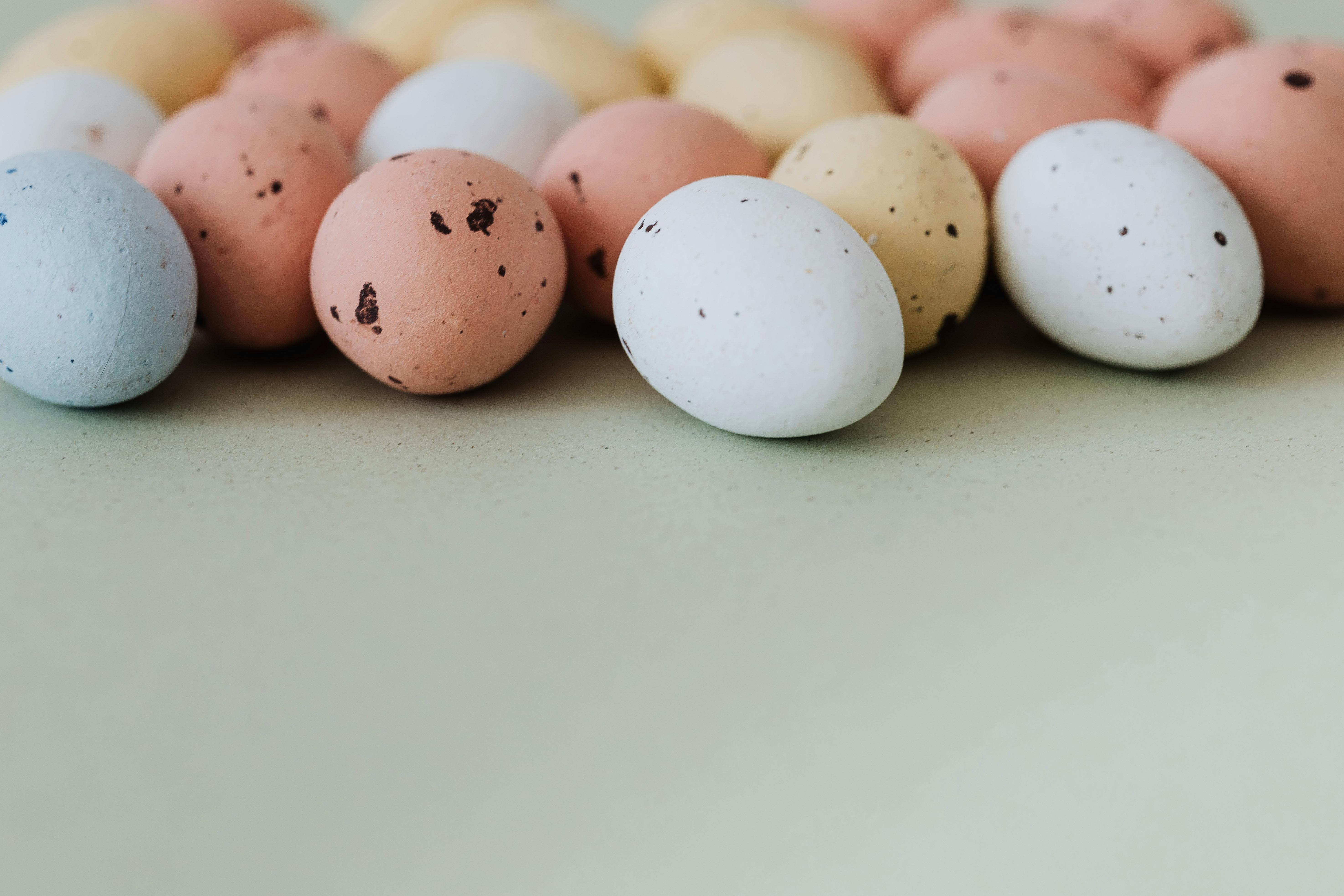 Easter Eggs in Pastel Colors · Free Stock Photo