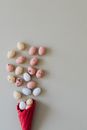 Easter Eggs and Red Cone