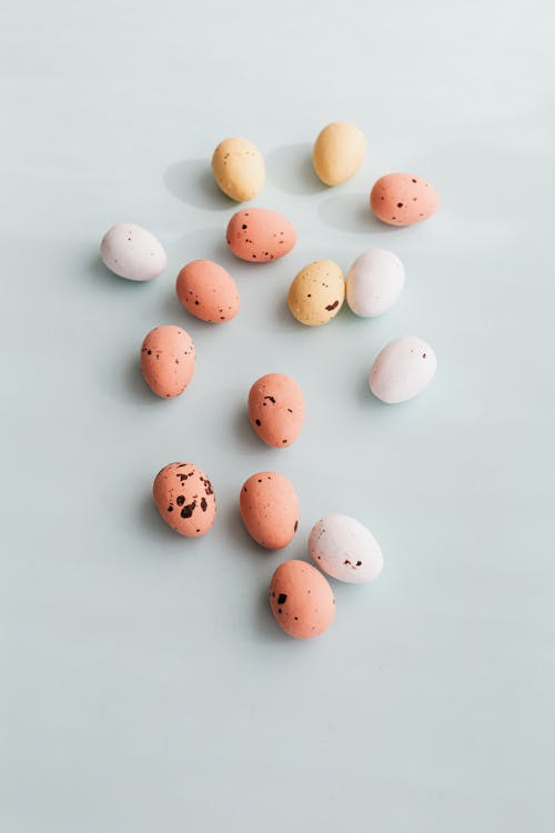 Gratis lagerfoto af æg, hvid baggrund, påske