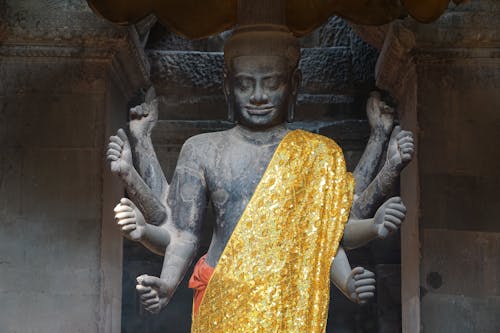Statue of Vishnu in Angkor Wat