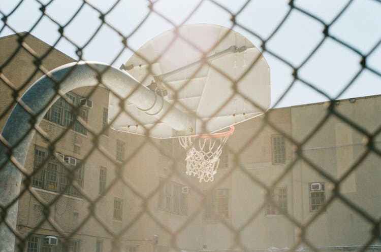 Photo Of White Basketball System