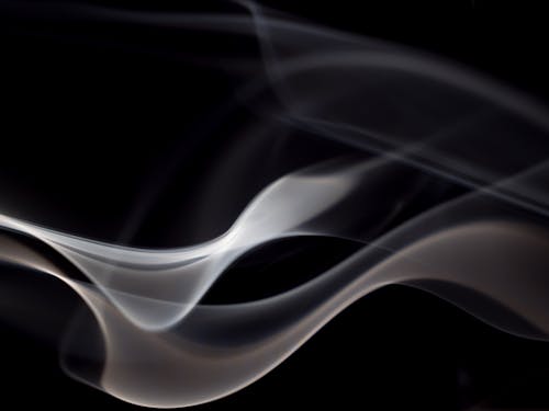 Close-Up Photograph of White Smoke