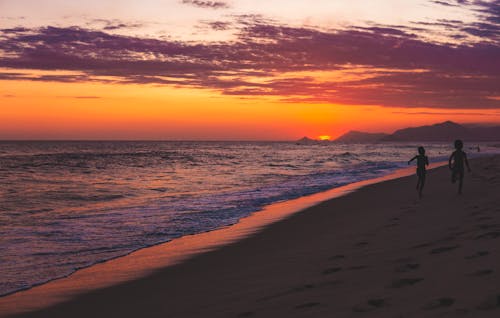 Body of Water during Sunset