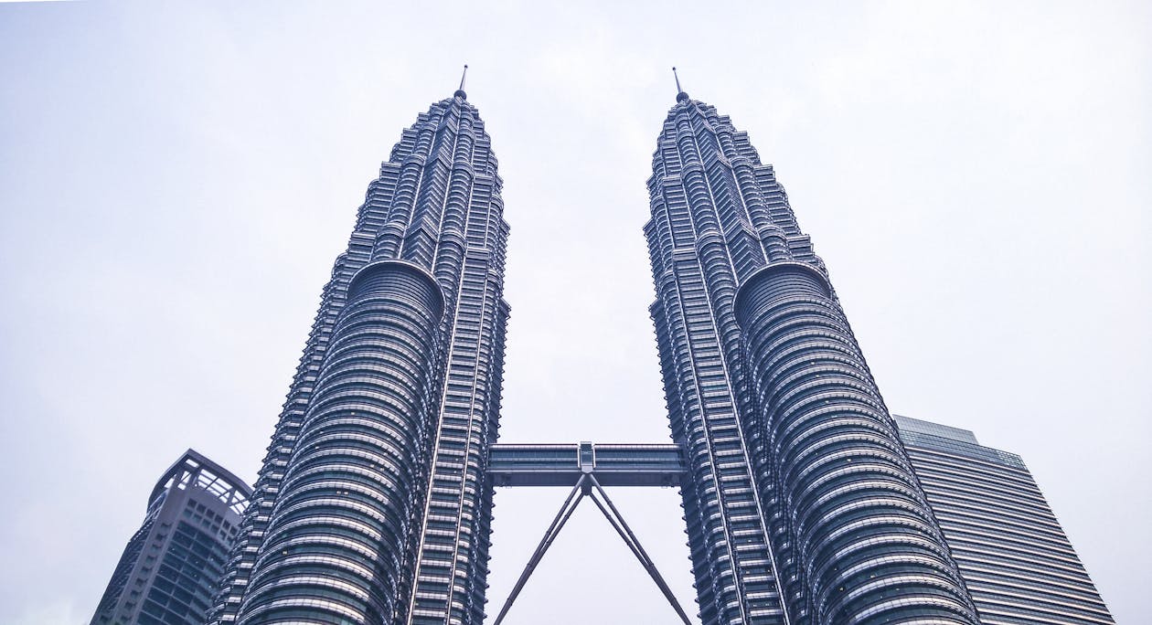 무료 트윈 타워, 말레이시아 스톡 사진