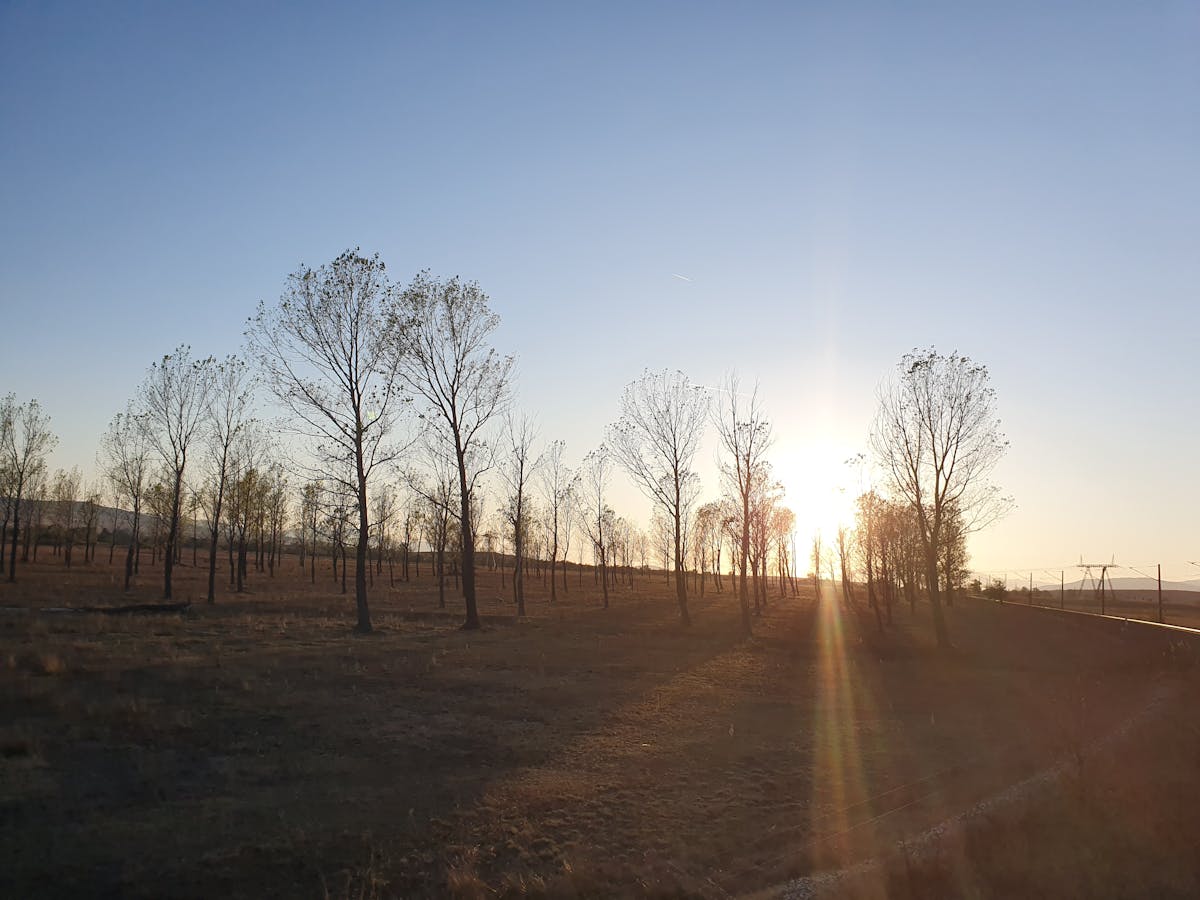 Person placing smartphone face down beside a notebook and pen on a wooden desk