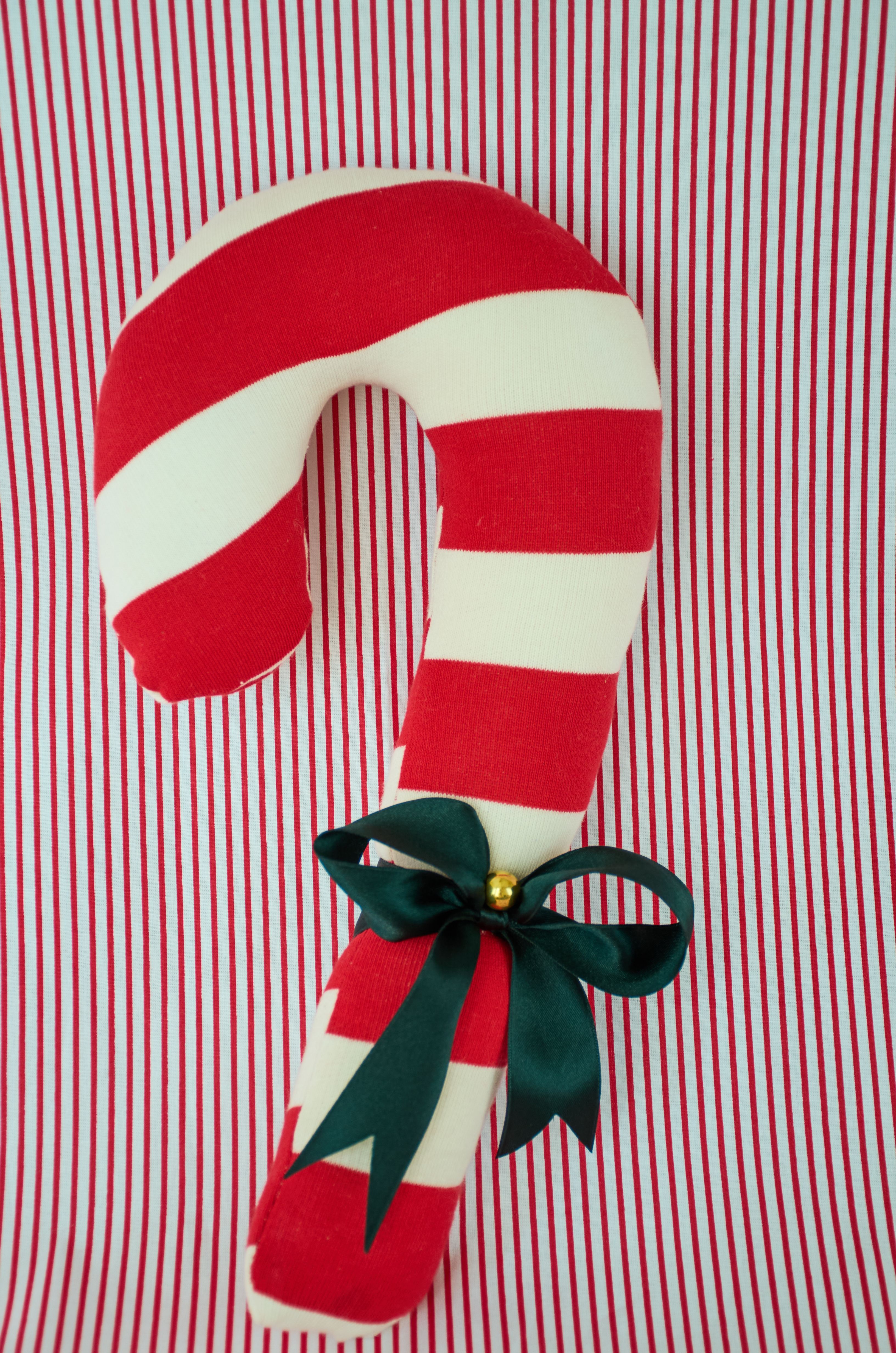 Number One Ribbon Printable Festive Red and White Candy Cane Decoration · Free Stock Photo