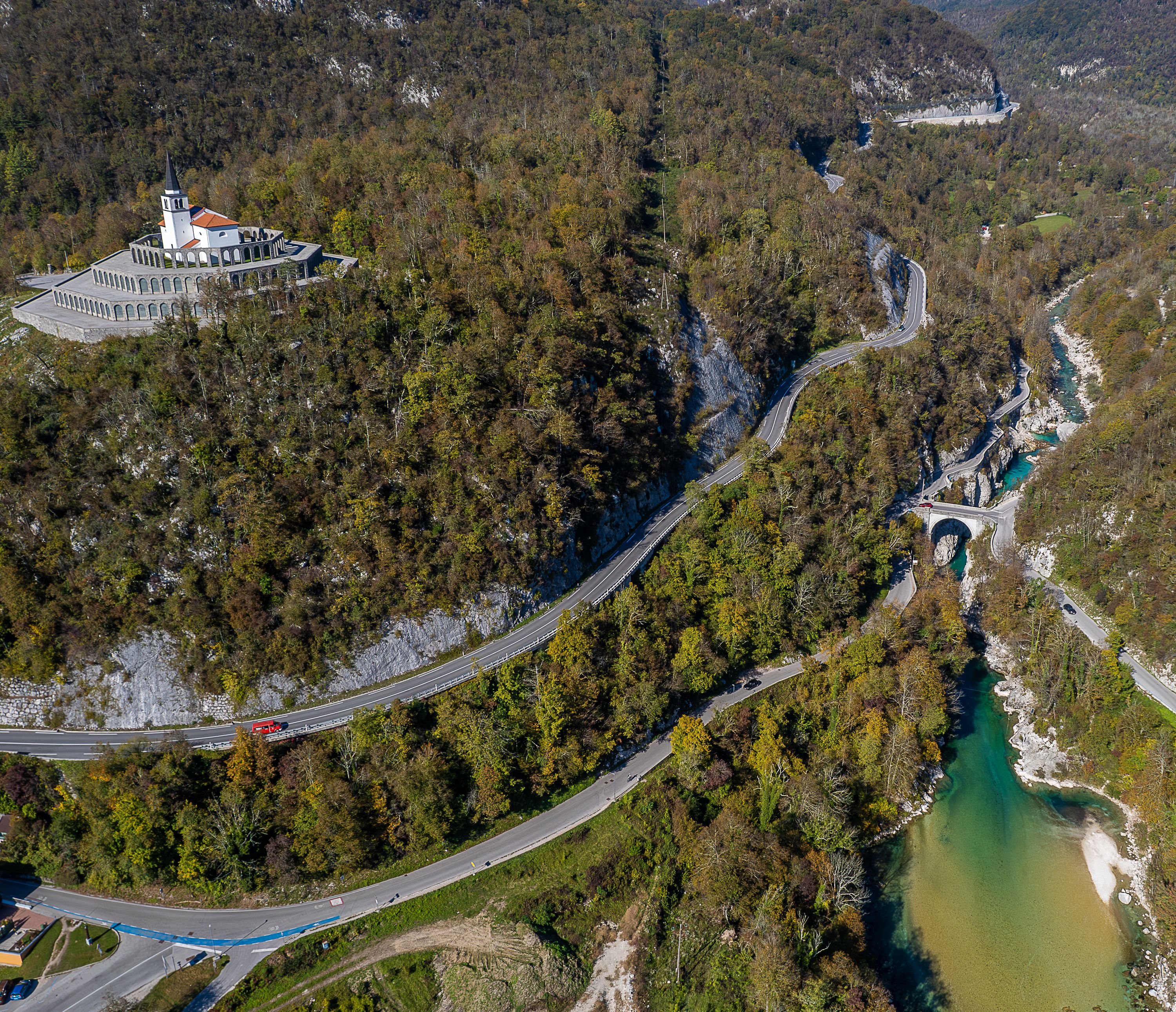 Aerial shot of