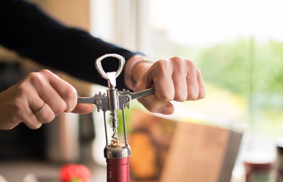 wine cork corkscrew uncork 404341
