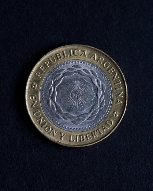 Gratis arkivbilde med Argentina, inskripsjoner, mynt