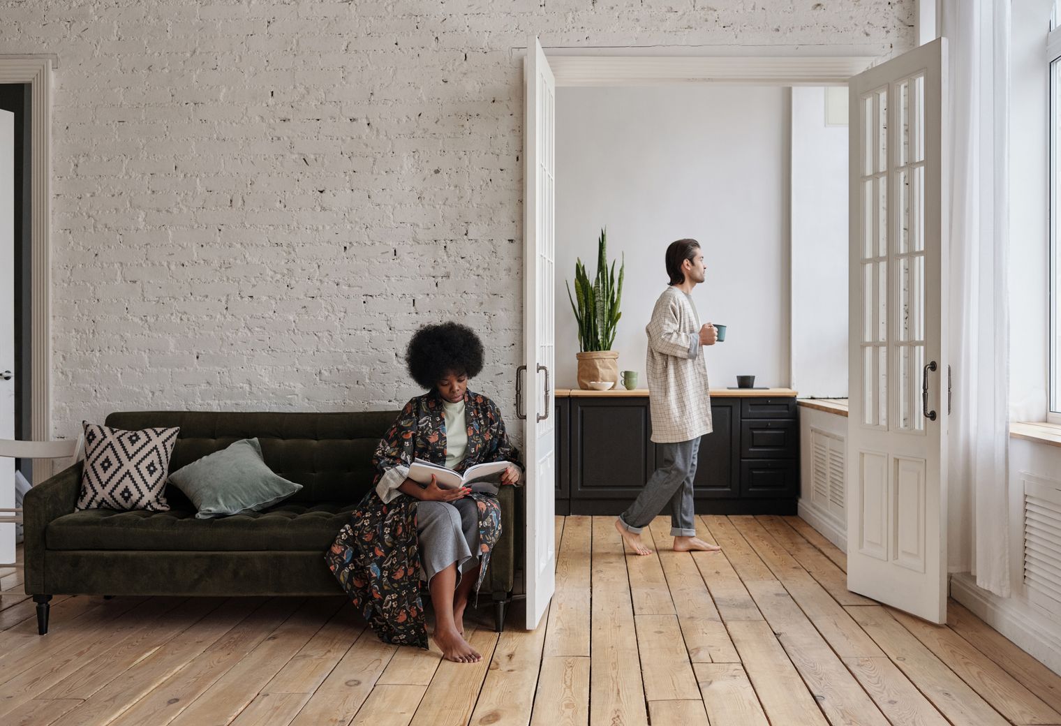 Lazonby — movers delivering furniture from a van