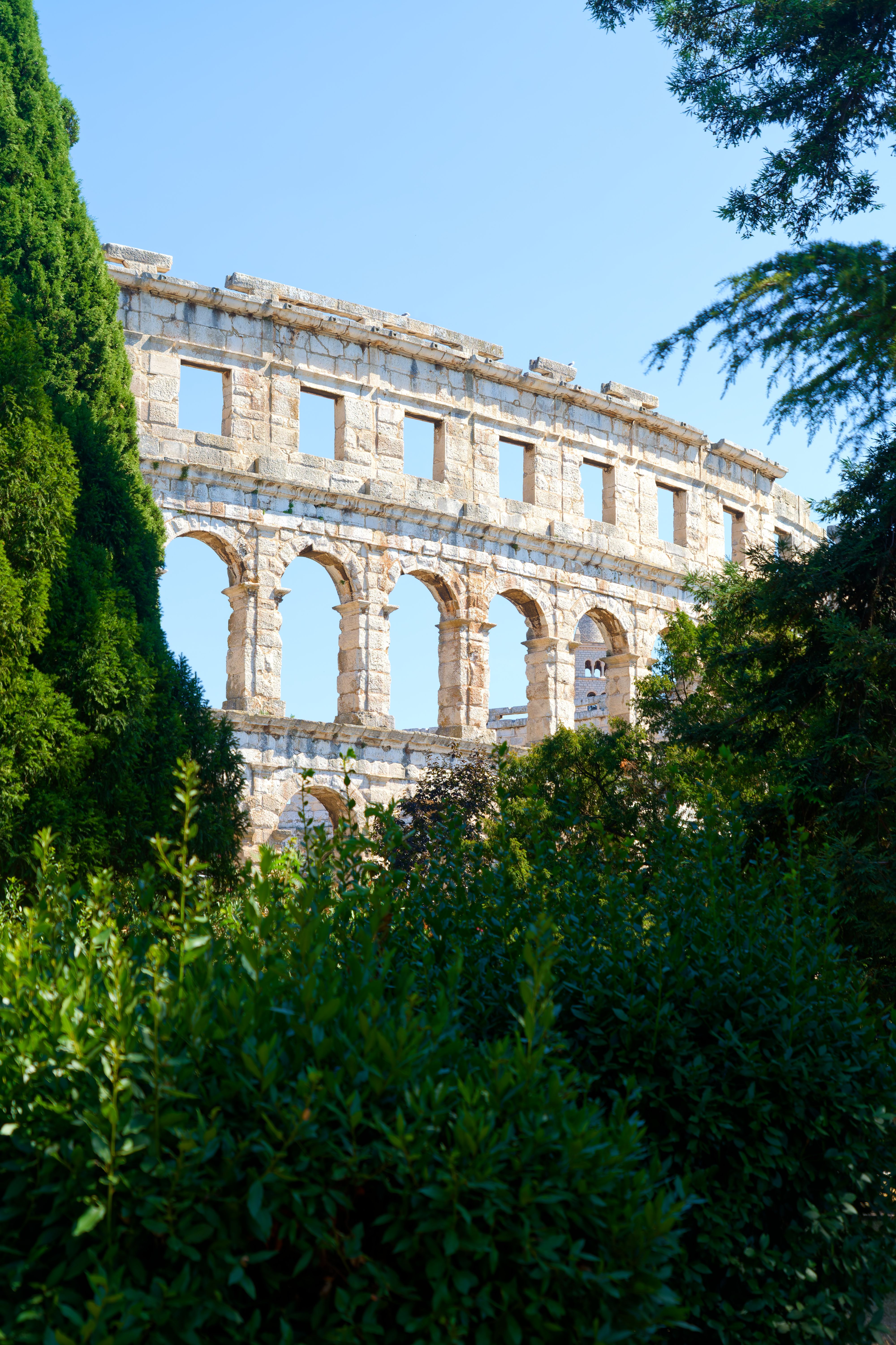 Ancient Roman Amphitheater in Pula, Croatia · Free Stock Photo