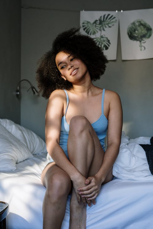 Free stock photo of afro, afro hair, at home Stock Photo