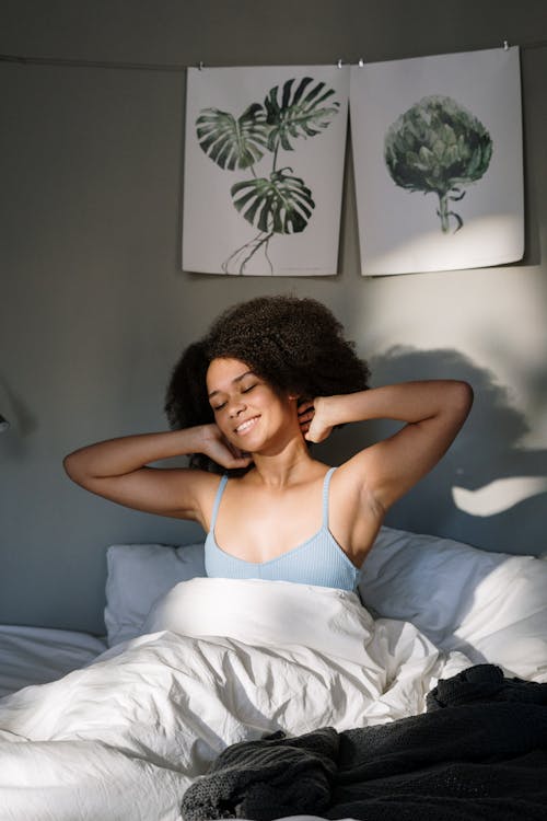 Free stock photo of afro, afro hair, at home Stock Photo