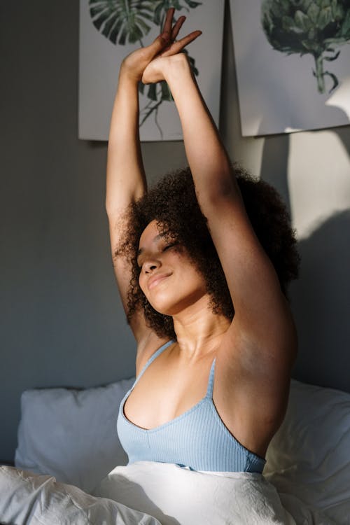 Free stock photo of afro, afro hair, at home Stock Photo