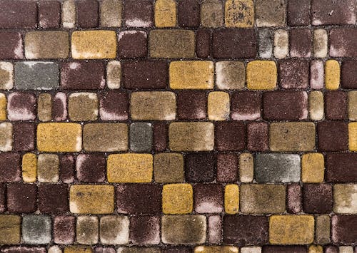 Brown and Gray Brick Wall