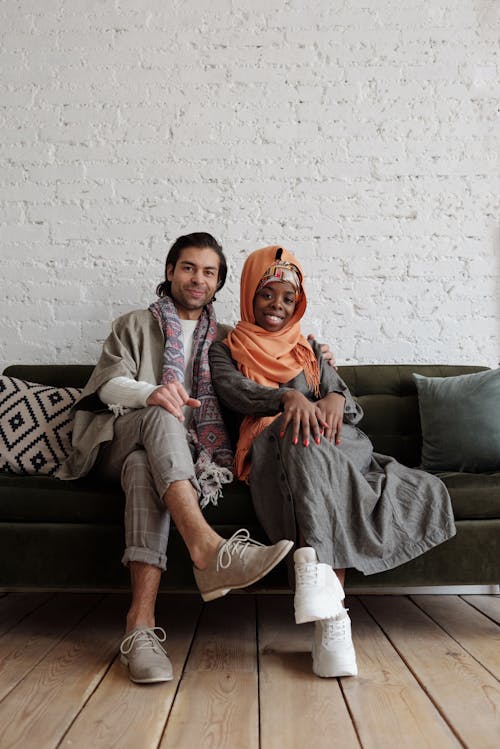 Free Portrait of Muslim Couple Stock Photo