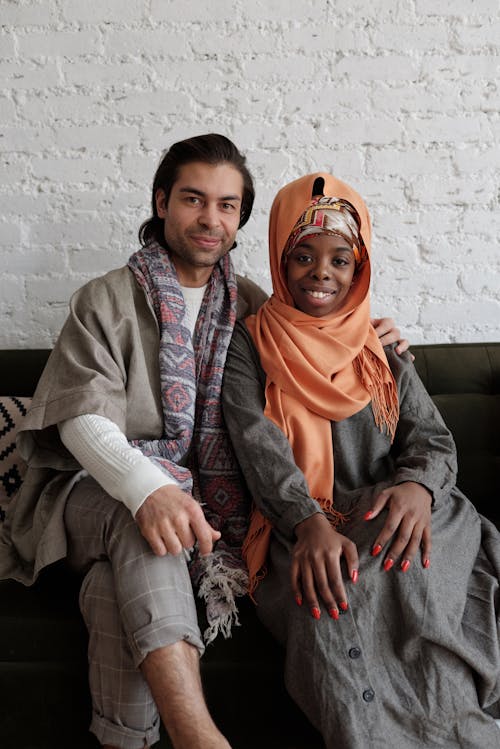 Free Portrait of Muslim Couple Stock Photo