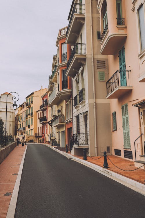 Apartment Buildings with Balconies