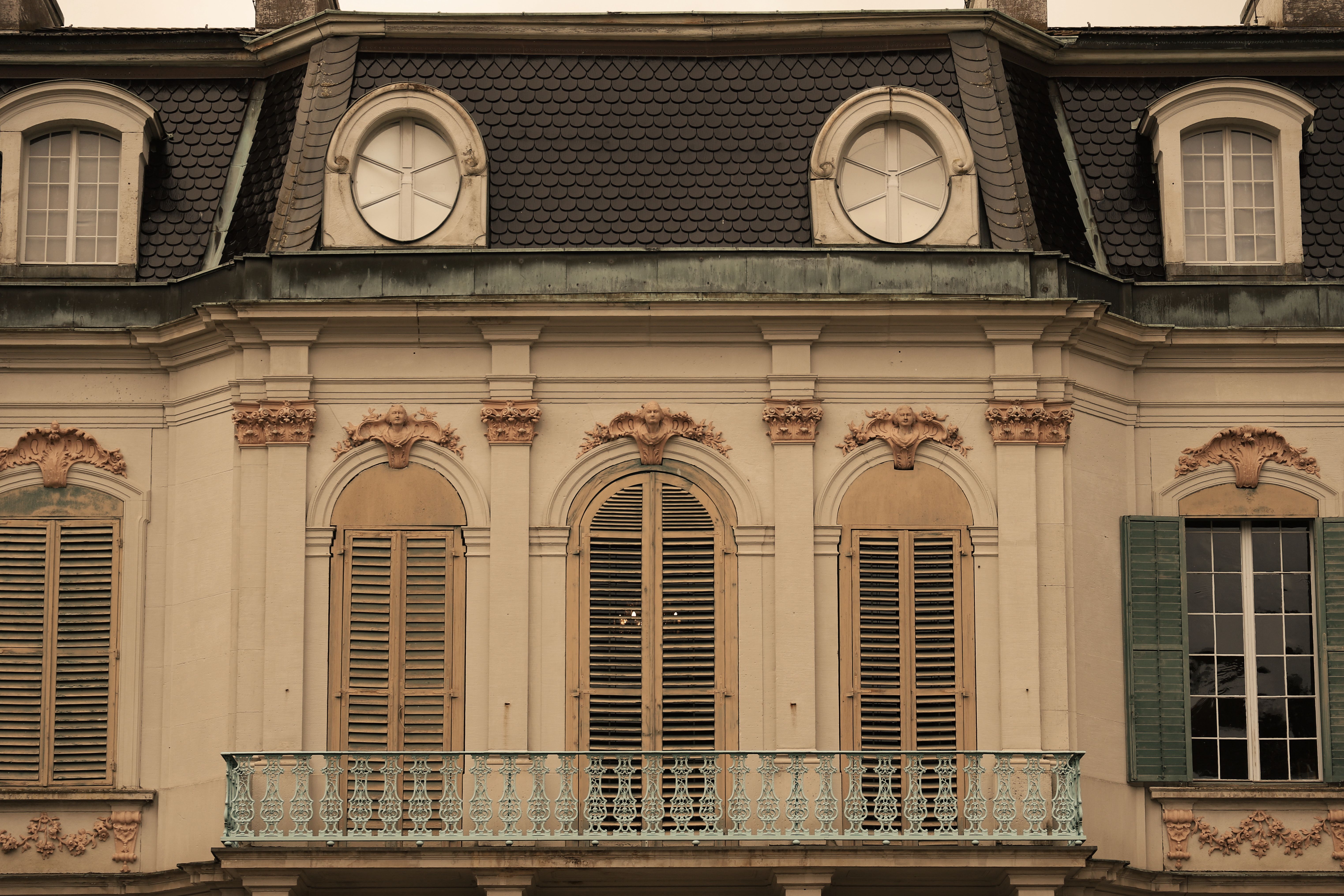 Elegant Vintage European Architecture Facade · Free Stock Photo