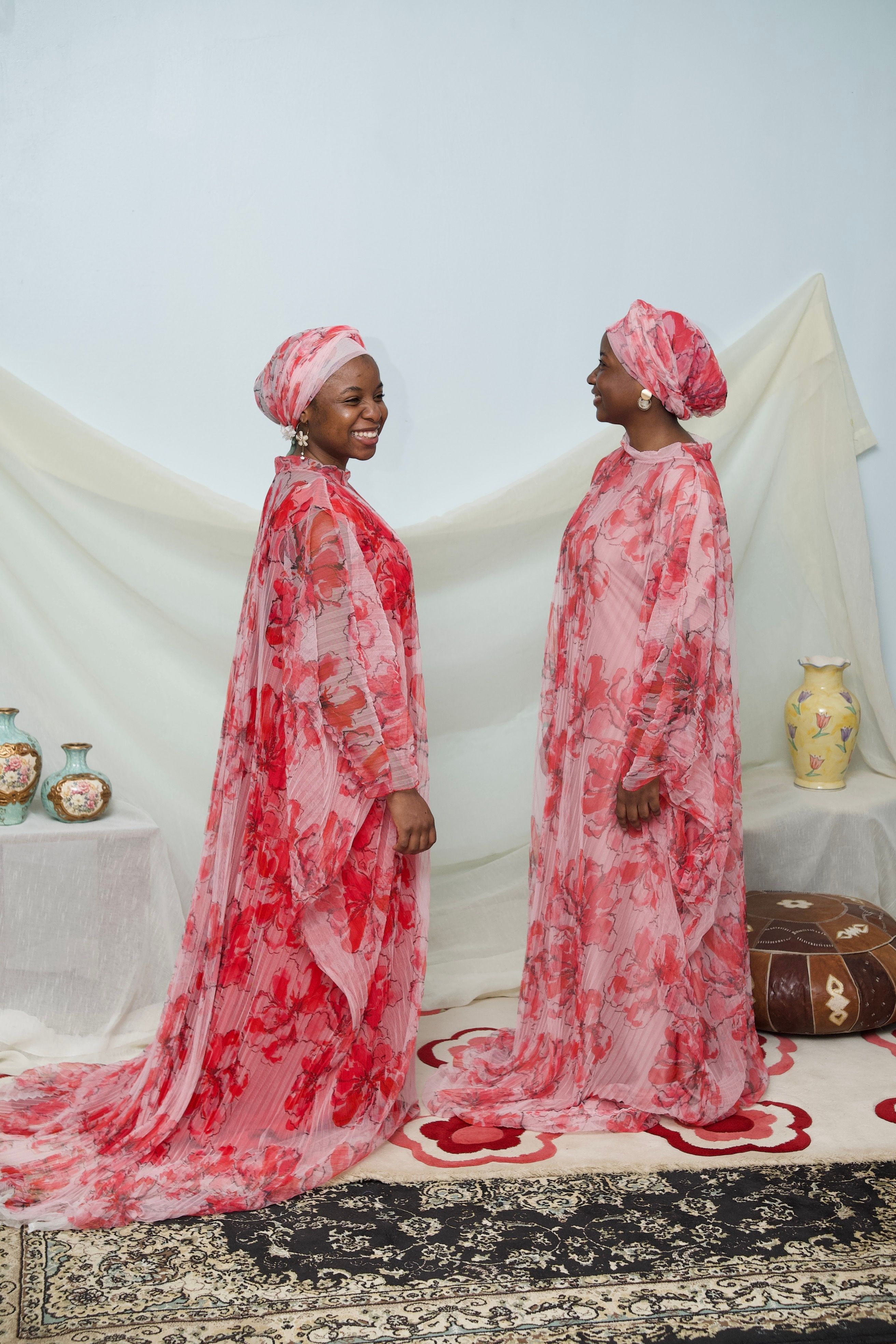 Elegant Studio Portrait of African Fashion · Free Stock Photo