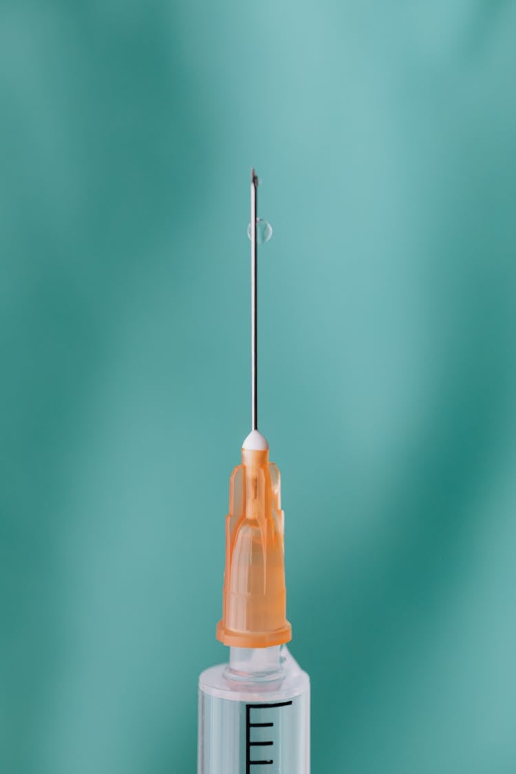 Close Up Photo Of Syringe Needle