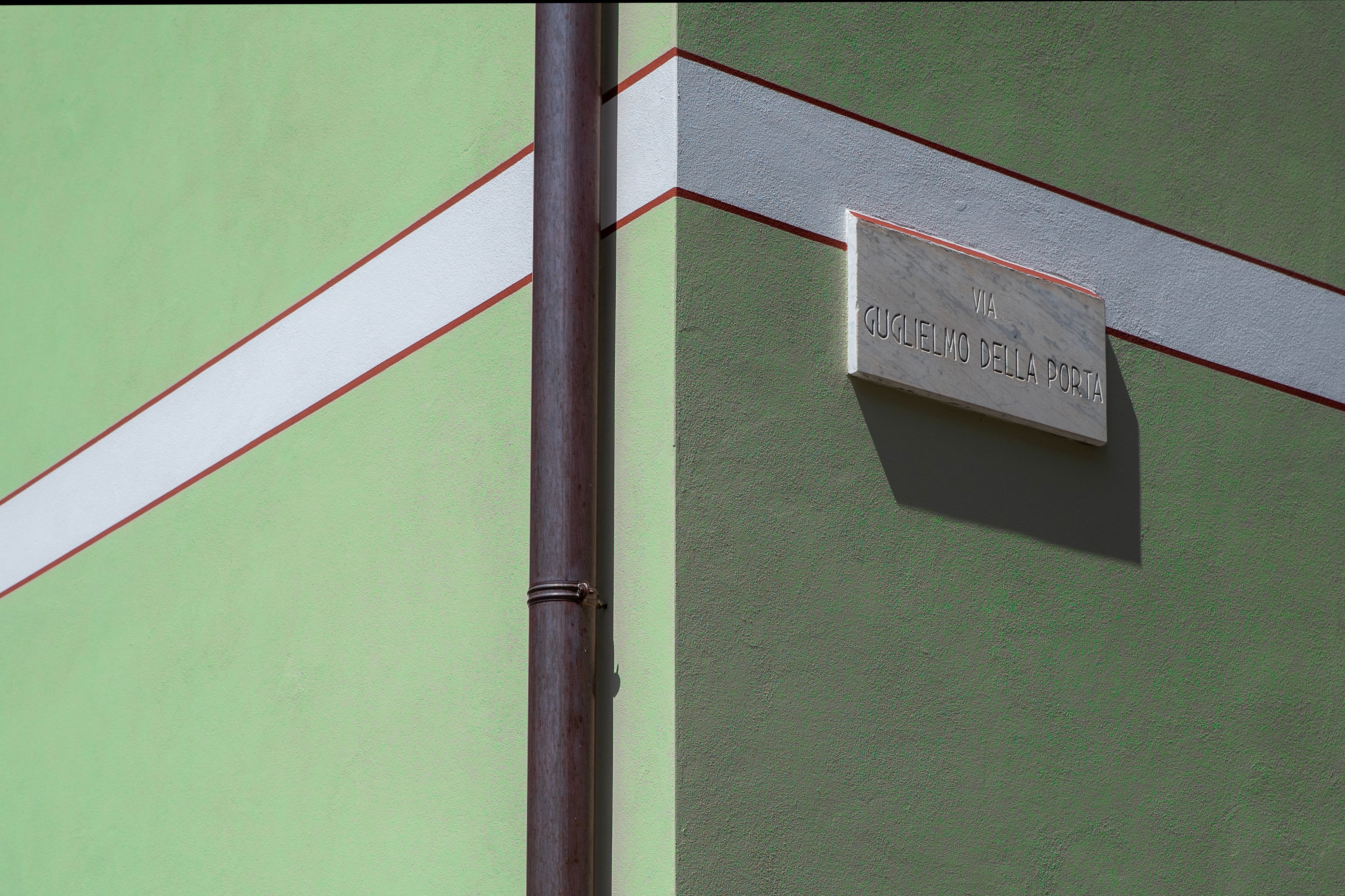 Minimalist Green and Grey Building Facade · Free Stock Photo