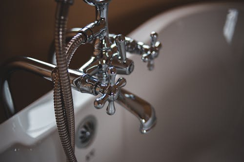 Free Close-Up Photo Of Stainless Faucet  Stock Photo