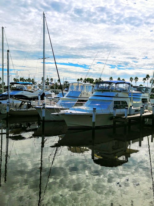 Motorboats on Docked