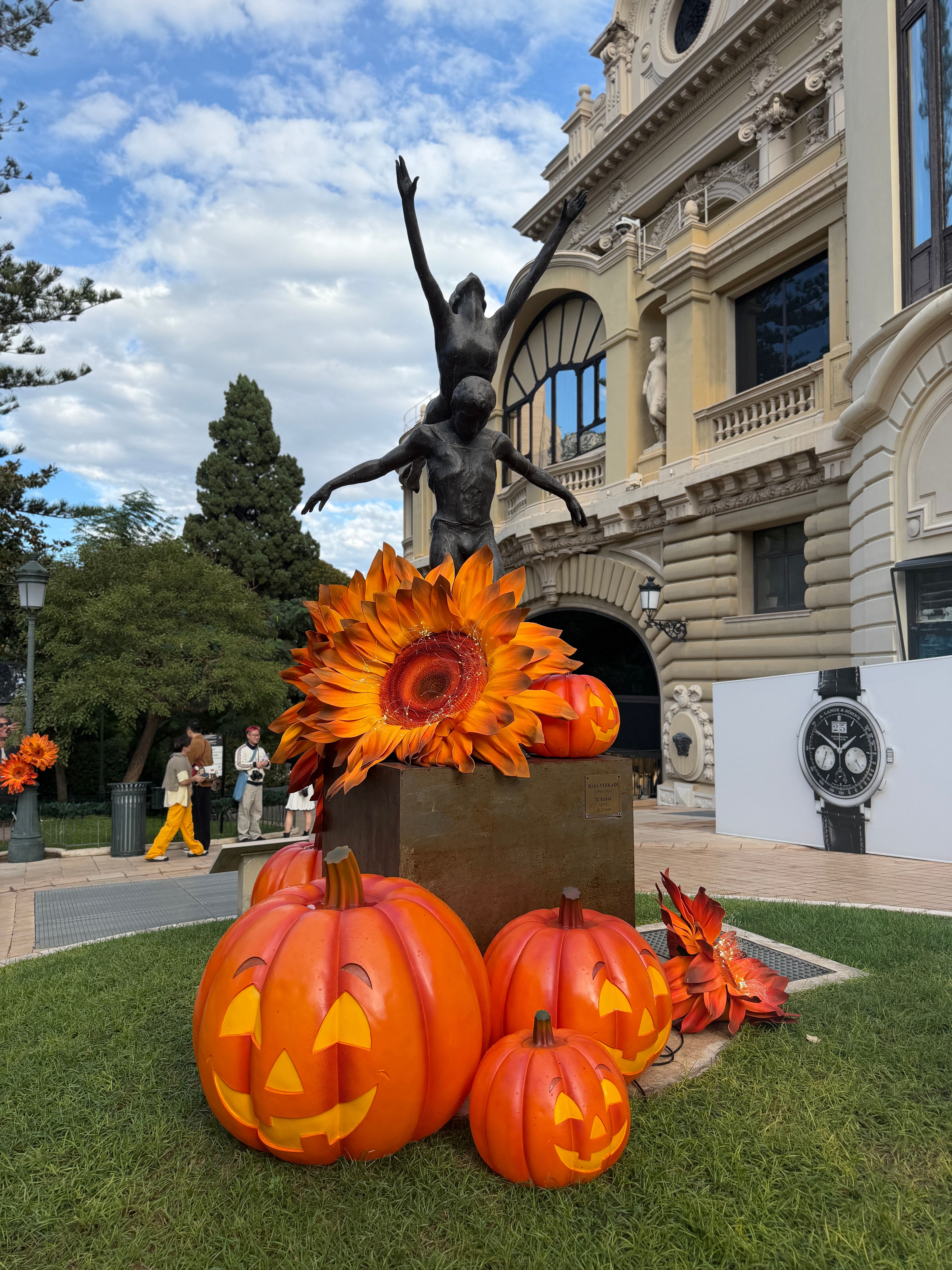 Halloween Decorations at Classic Building Exterior · Free Stock Photo
