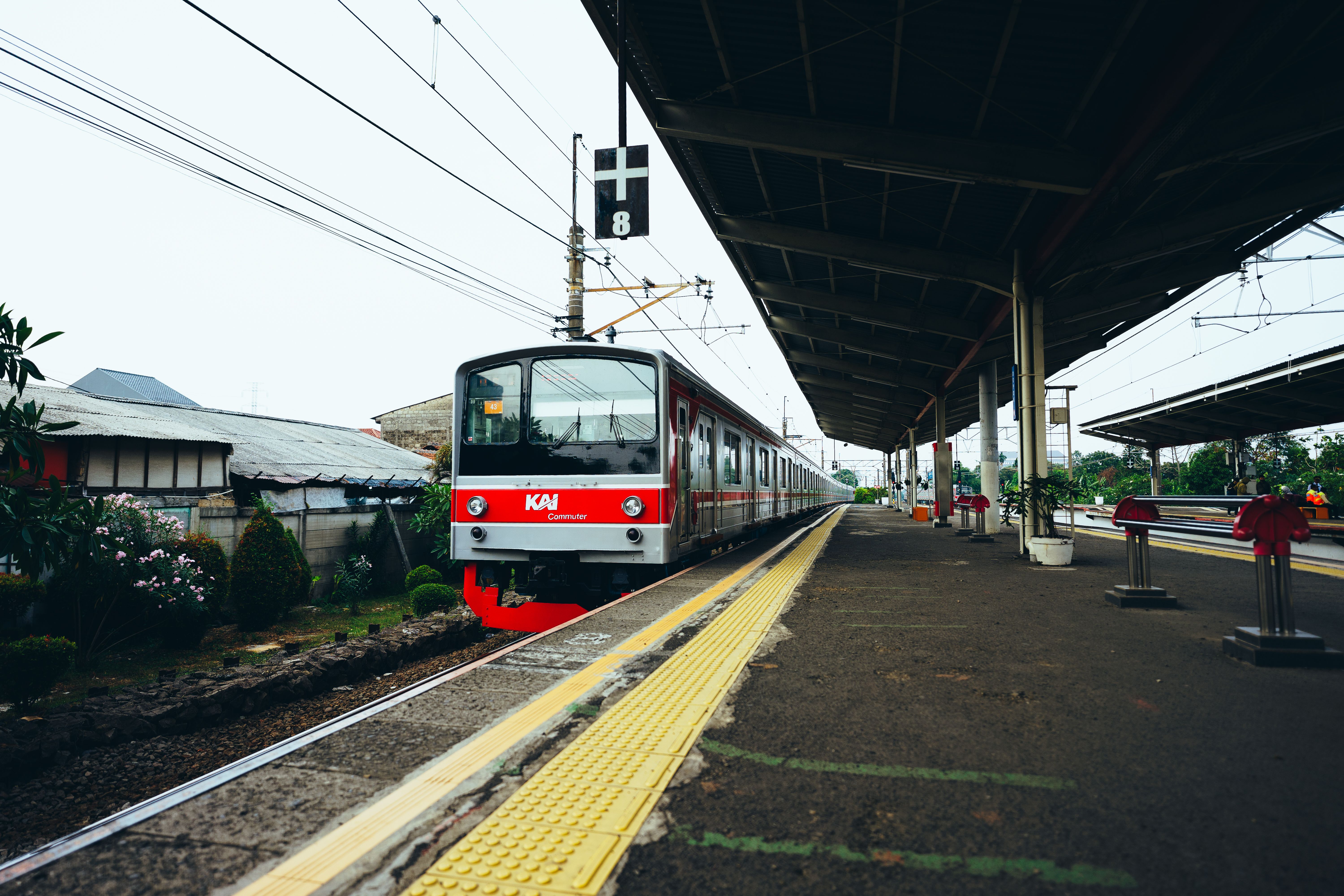 Modern Train at Depok Station, Indonesia · Free Stock Photo