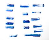 Blue Strokes Illustration