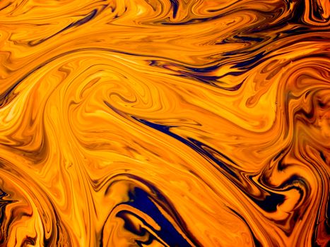 Dynamic art featuring swirling golden yellow patterns creating a vibrant and energetic abstract design.