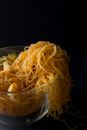 Pasta Dish on Clear Glass Bowl