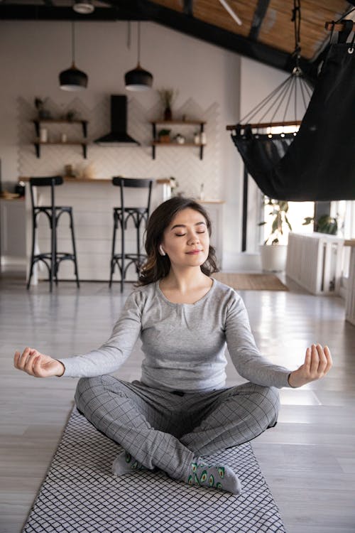 Woman Practicing Yoga