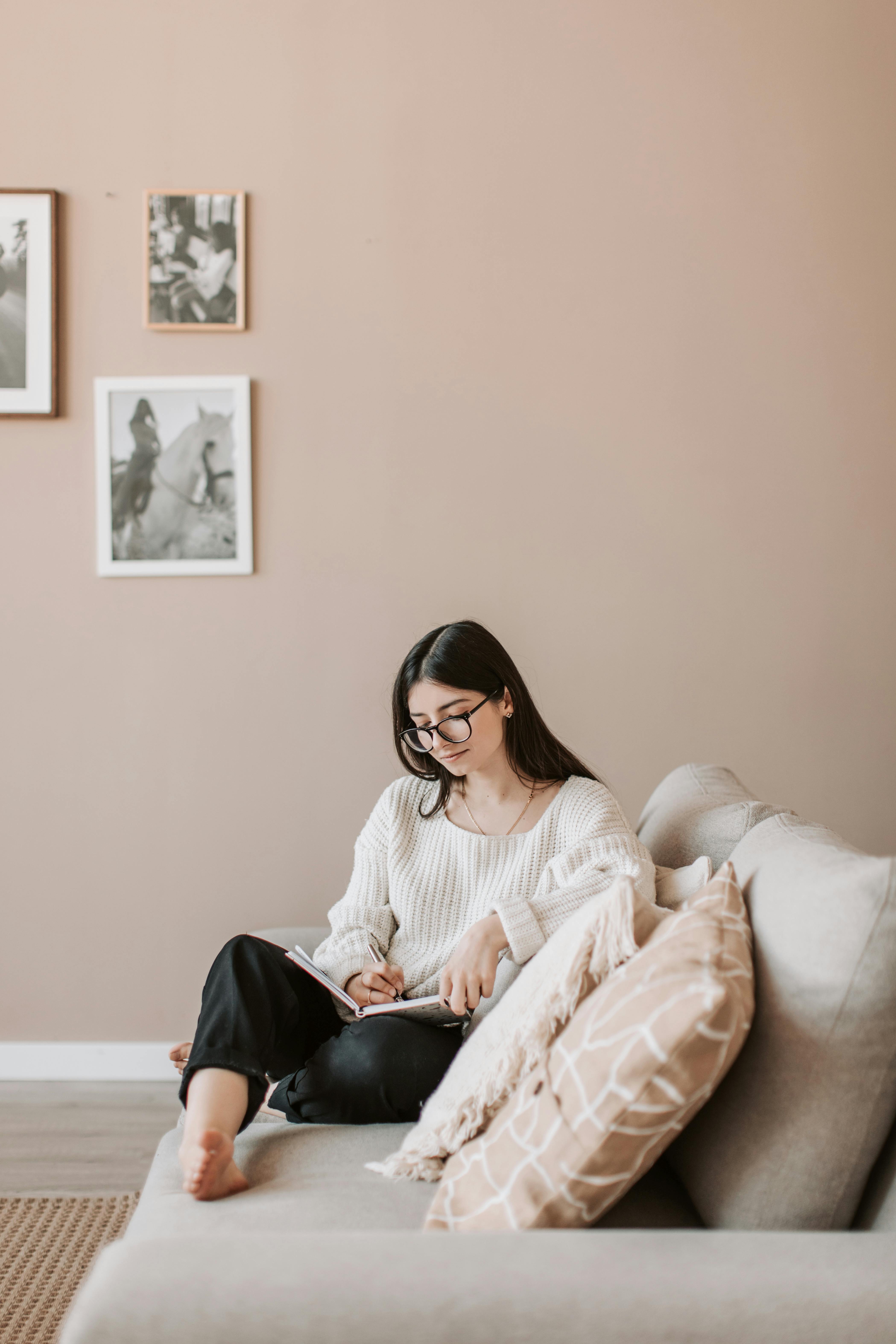 Woman Meditating in Nature