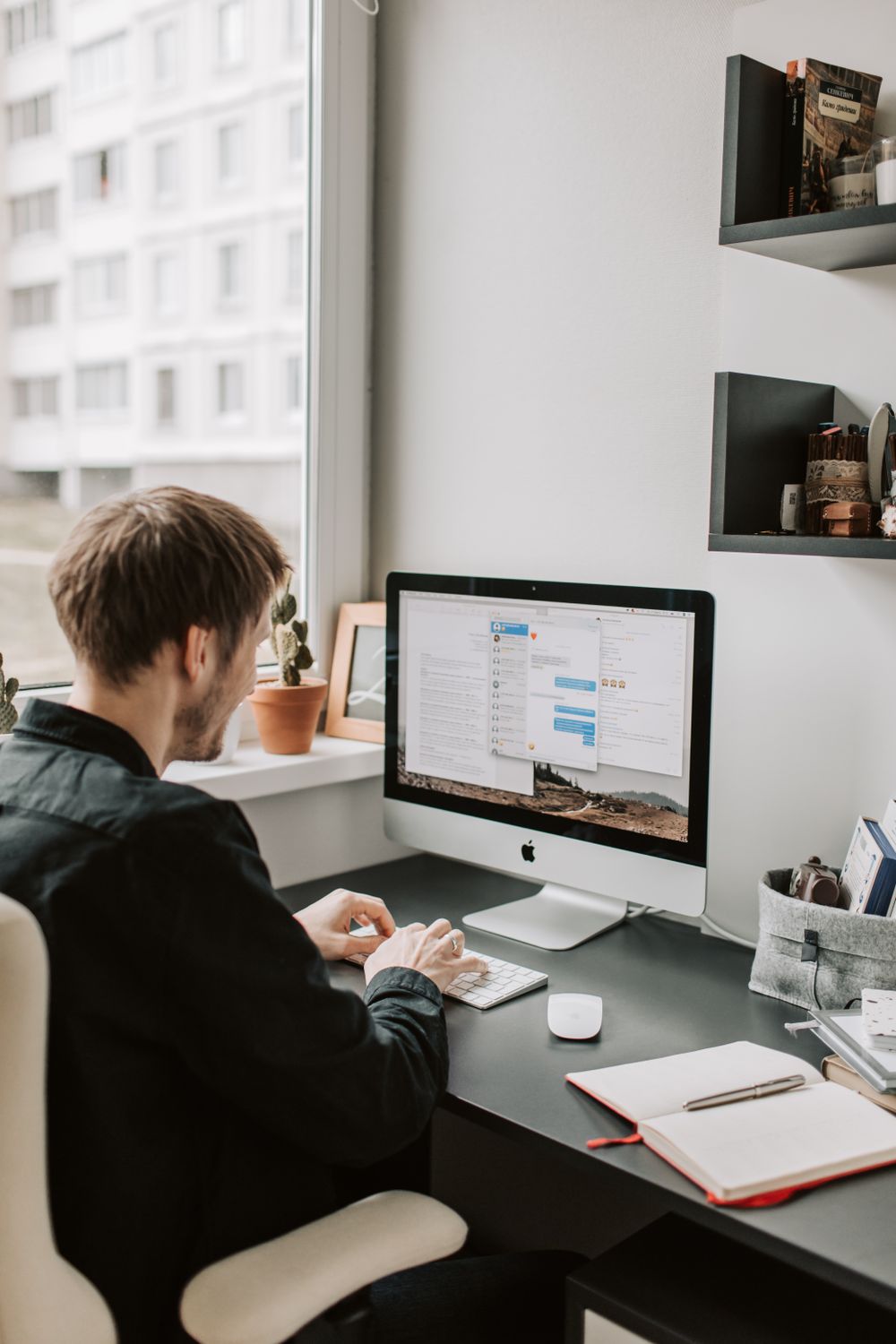 Photo Of Man Using Computer · Free Stock Photo