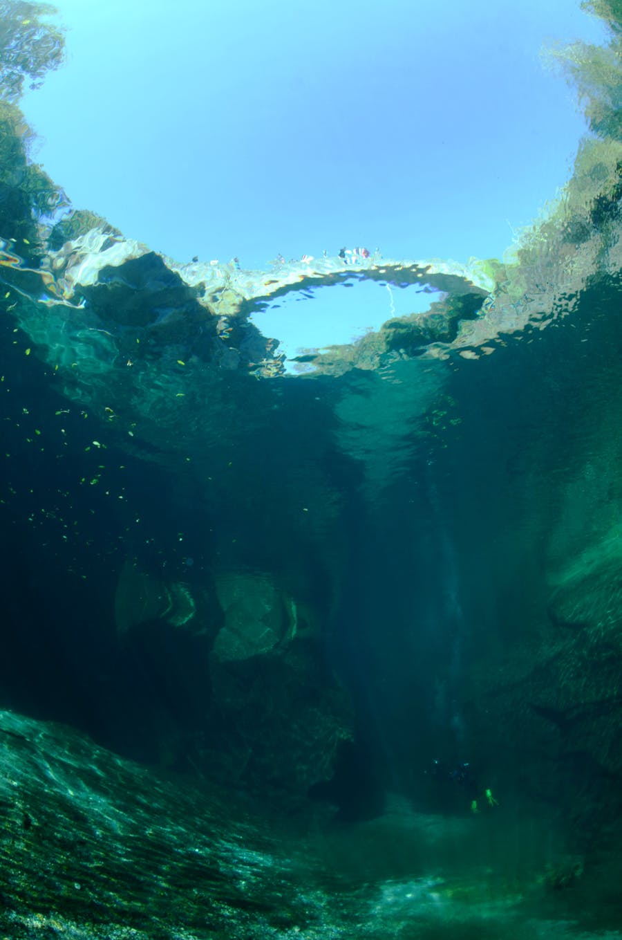 Sunlit café seating