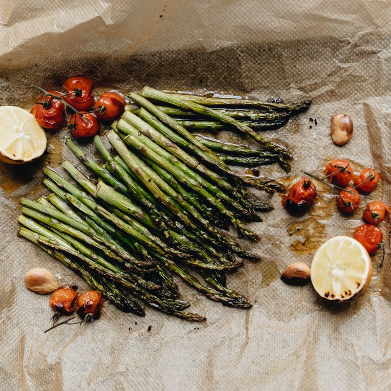 Roasted Asparagus with Lemon