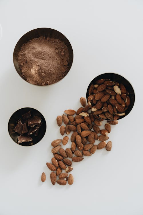 Photo Of Almonds Near Chocolate