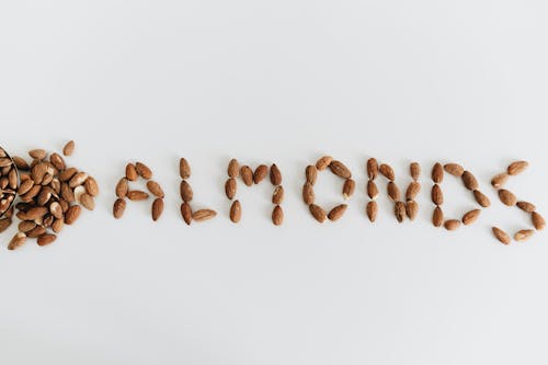 Photo Of Almonds In Word Form 