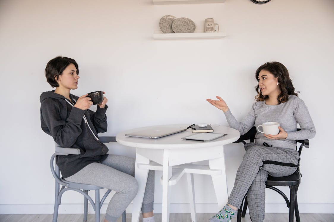 Free Photo Of Women Talking To Each Other Stock Photo