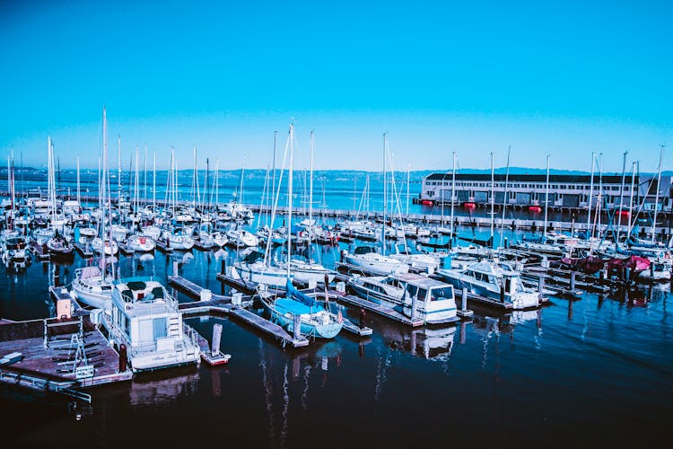 Boats On Body Of Water