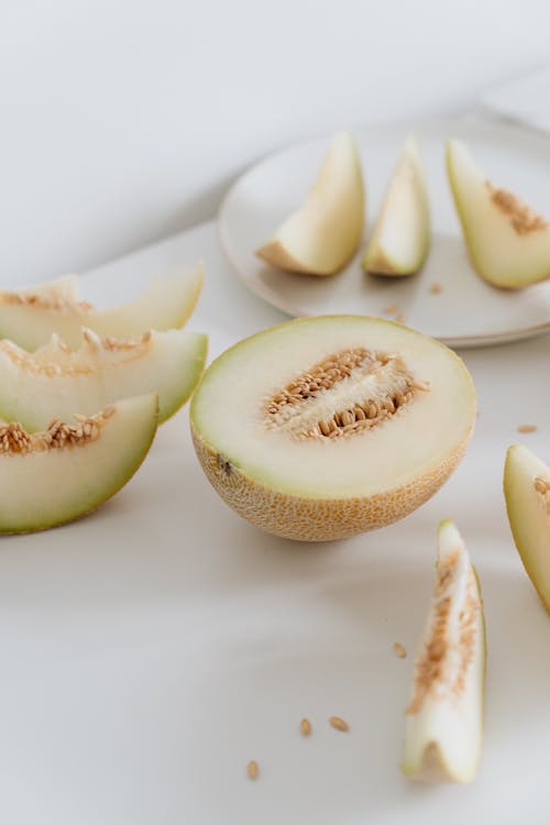 Foto profissional grátis de alimento, aperitivo, cantalupo