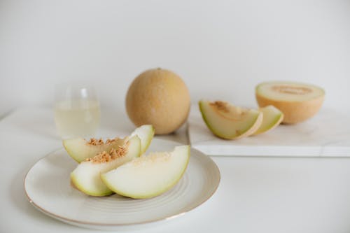 Foto profissional grátis de alimento, aperitivo, cantalupo