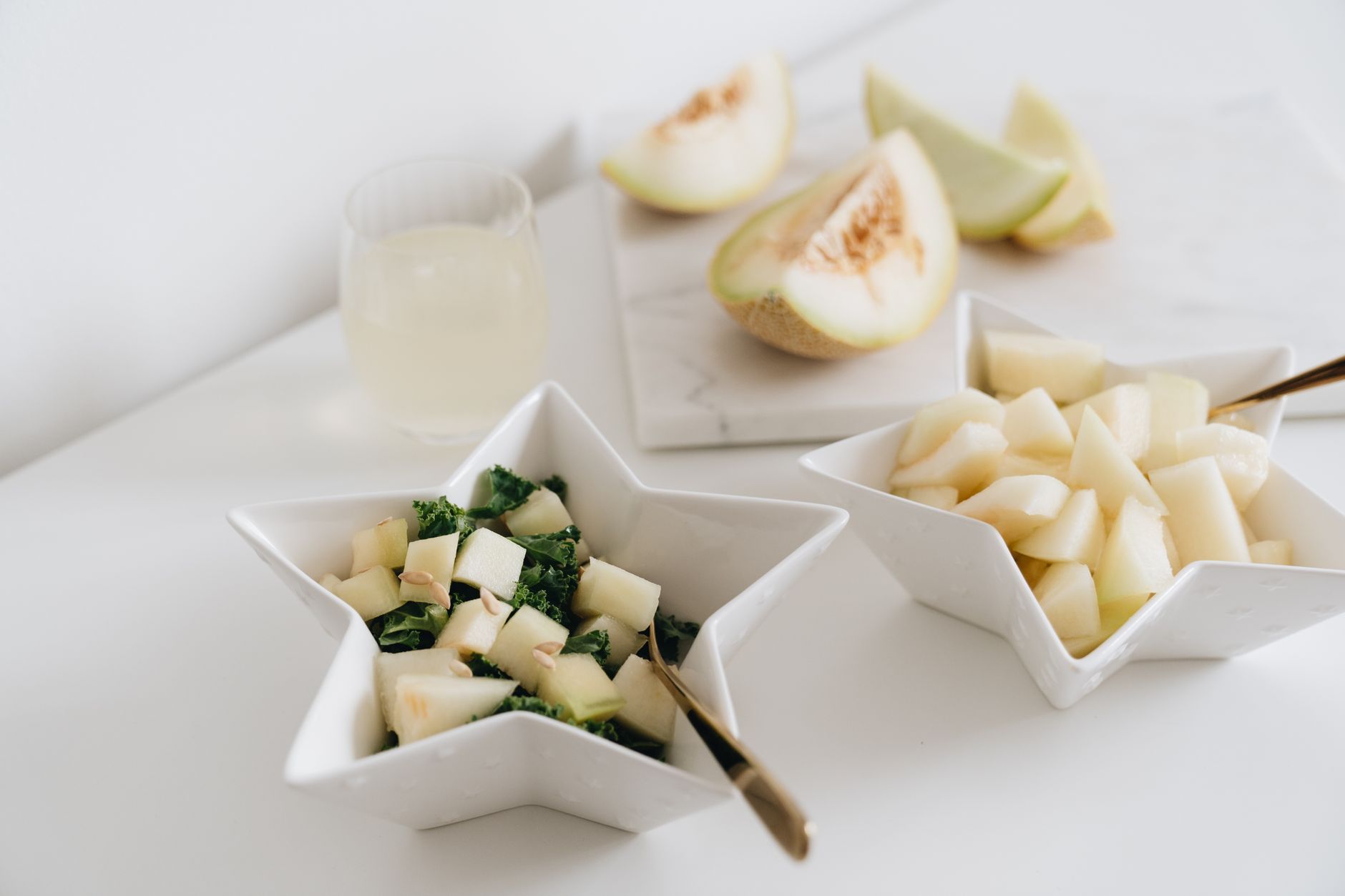 Fresh Melon Salad with Mint