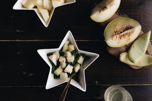 Kostenloses Stock Foto zu cantaloup-melone, ernährung, essen