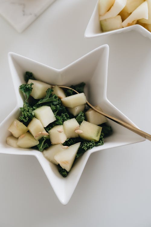 Photo Of Melon On Star Shaped Bowl