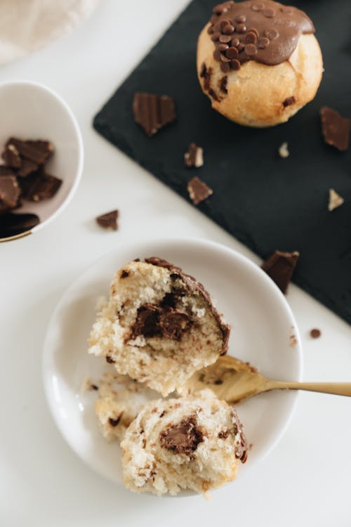 Close-Up Photo Of Chocolate Muffin 