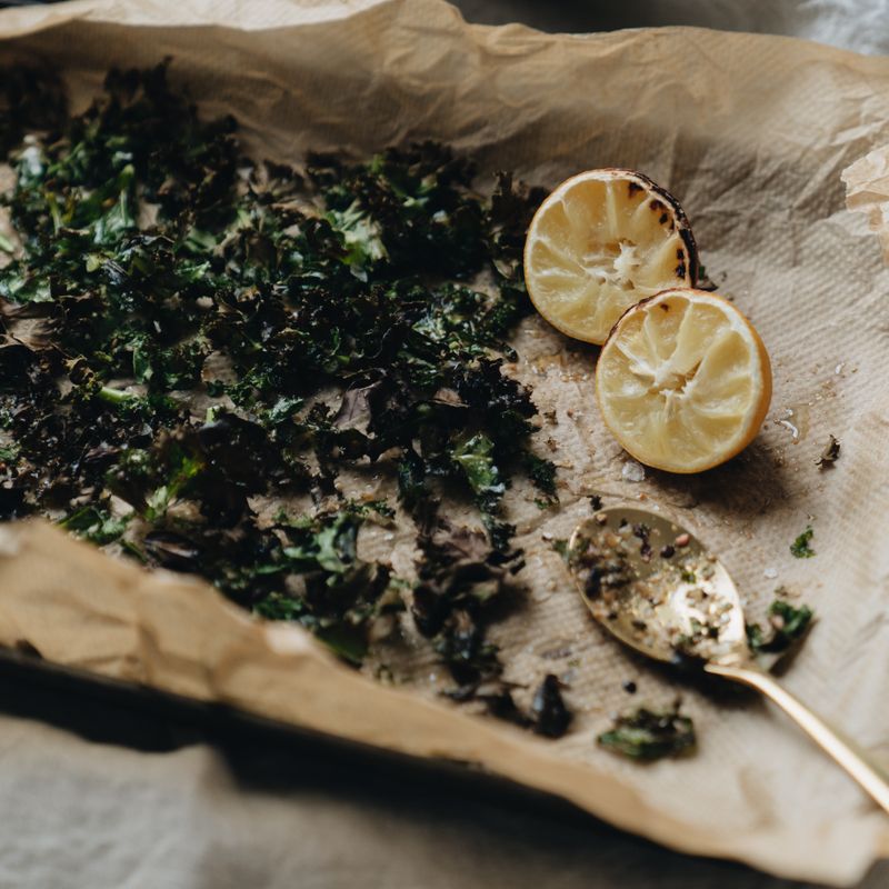 Sourdough Discard Roasted Broccolini and Crispy Garlic Sheet Pan