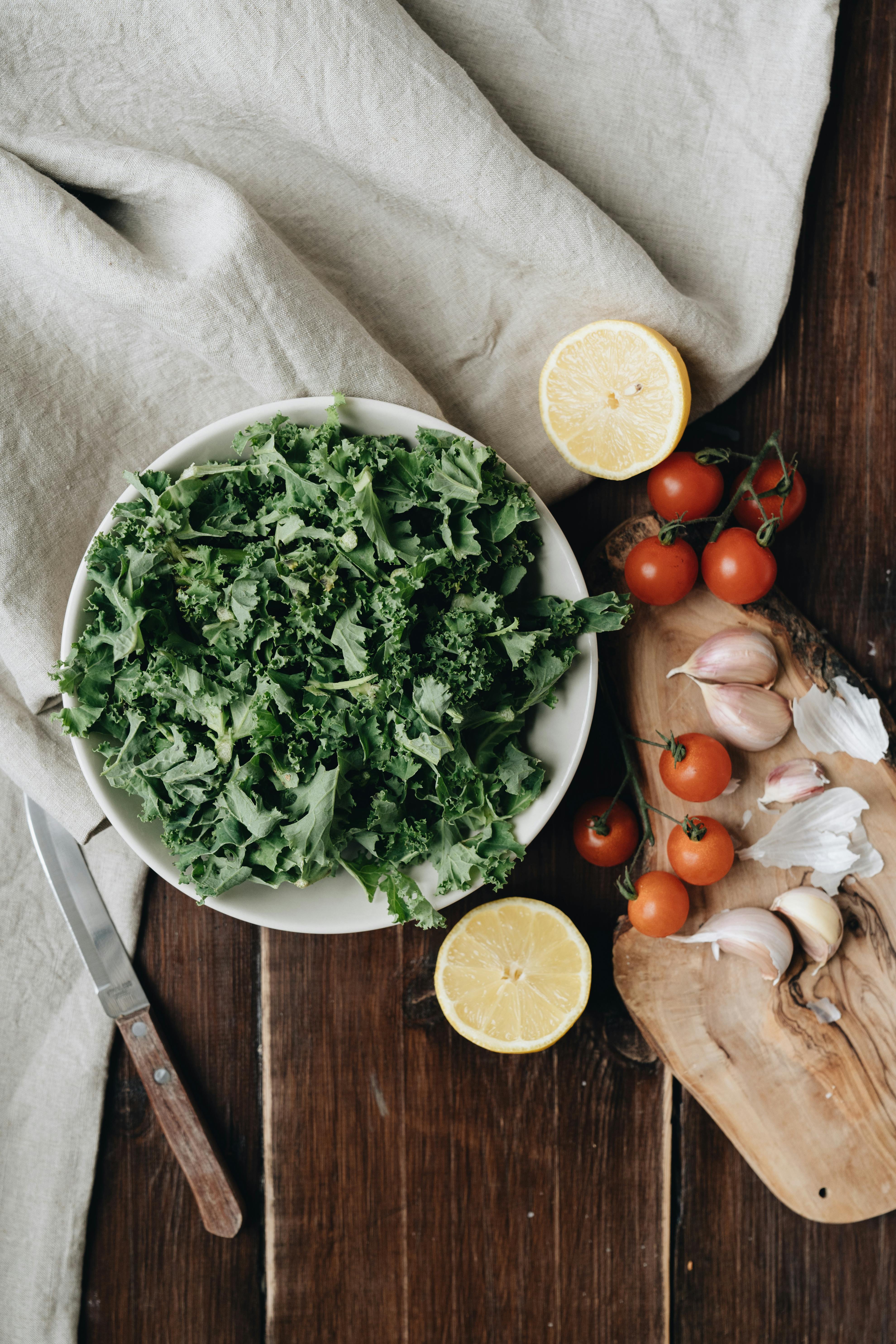 Garlic Kale and Brown Rice Salad